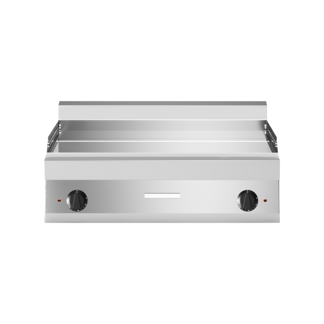 Plaque lisse chromée électrique à poser 1000x650x300 12kW F65/100FTE/CL/T