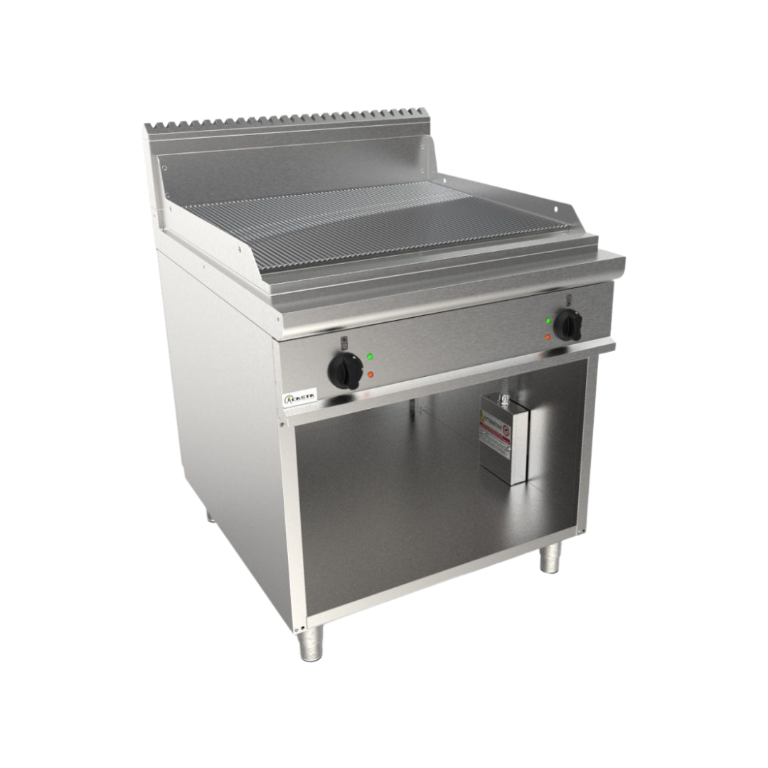 LQ_FTE4BARC-Plaqueasnackerrainureechromeeelectriquesurmeubleouvert800x900x850mm