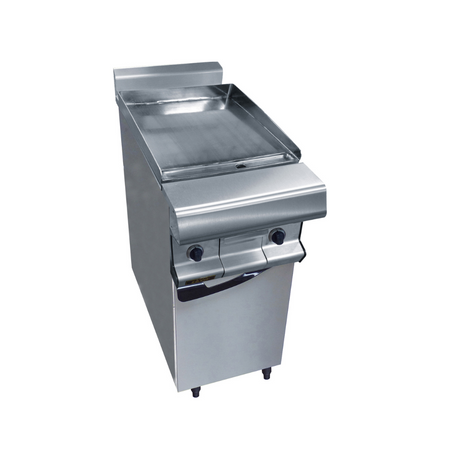 W380936 Grillades plaques à snacker inox électrique sur placard fermé 400x836x900mm