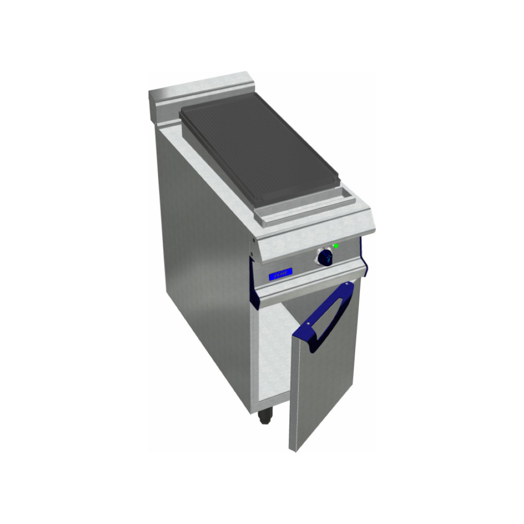 W380941 Grillades plaques à snacker électrique sur étuve Plaque fonte 400x836x900mm