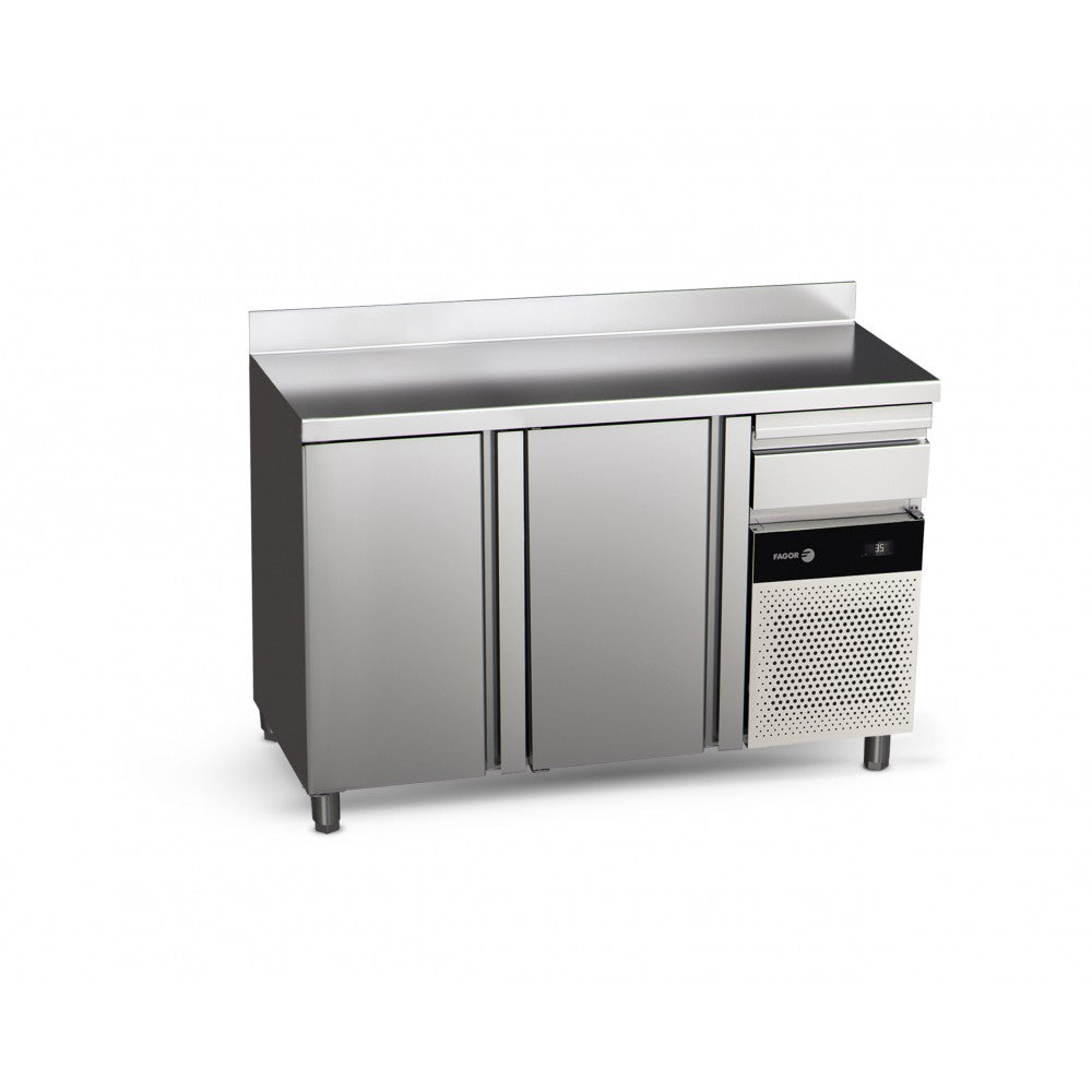 Arrière-bar réfrigérée FAGOR 2 portes pleines - gamme 600 - 355 litres