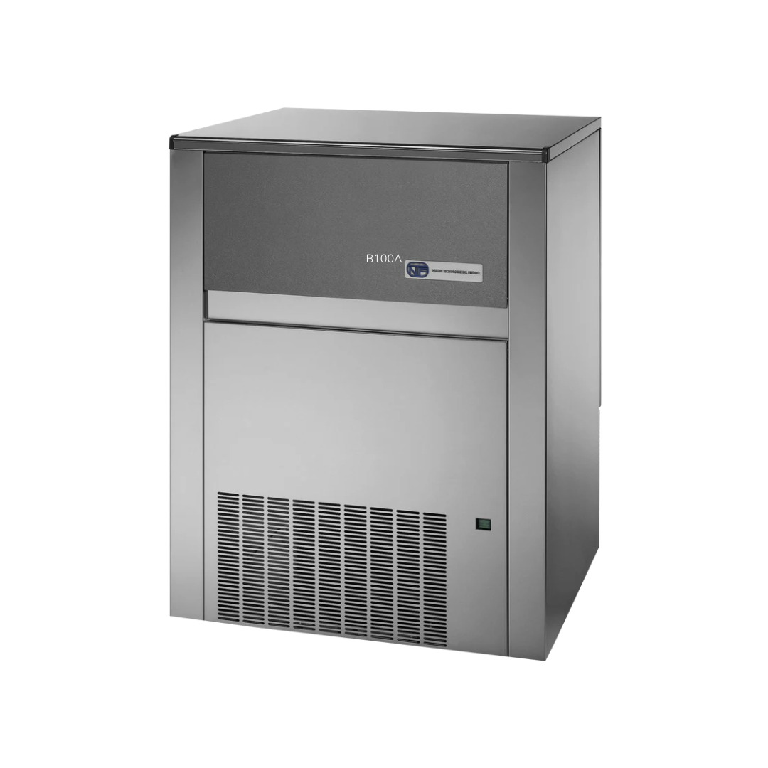 B100A Machine à glaçons pleins condenseur air 100kg/24h