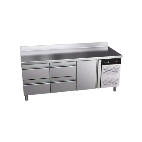 CCP-3GHHD Table réfrigérée positive 1 porte + 4 tiroirs