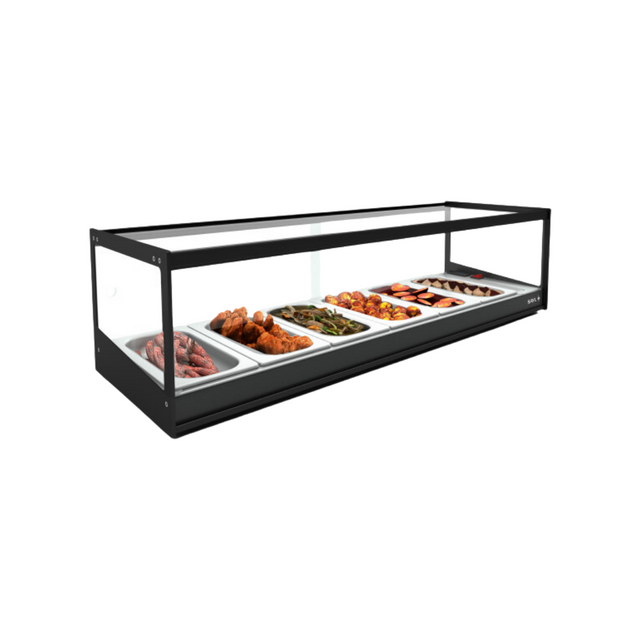 CLO4BL - Vitrine chaude bain marie TAPAS à poser 4 GN 1_3- 840