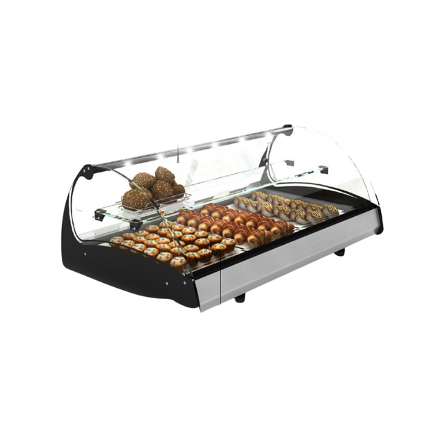 CS2S - Vitrine chaude à poser + étagère neutre - 690