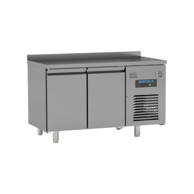 DPG140-Desserte réfrigérée positive -2/+8°C 2 portes 1400x700x850mm