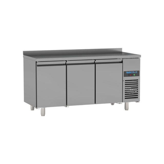 DPG165 -Desserte réfrigérée positive -2/+8°C 3 portes 1650x700x850mm