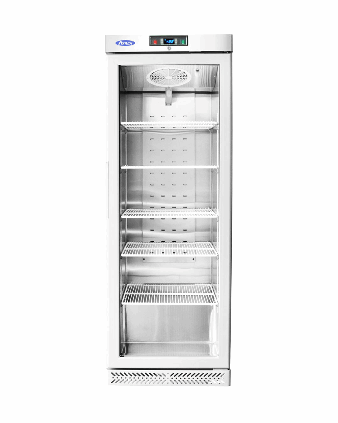 ECF60FW - Armoire réfrigérée négative acier blanc 1 porte vitrée -10-22°C - Capacité  600 litres - 775x720x1885mm