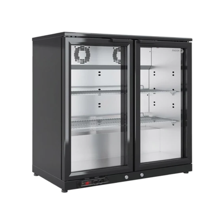 EERM-2 Arrière-bar réfrigérée noir