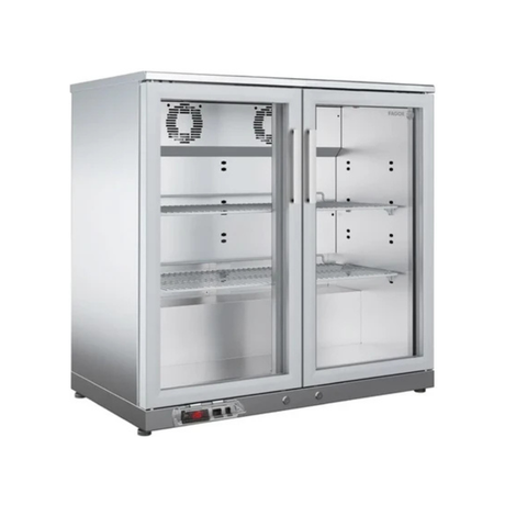 EERM-2 SS Arrière-bar réfrigérée inox