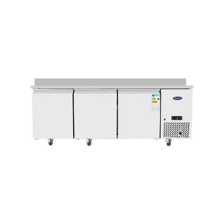 EPF3485GR-SB - Table réfrigérée pâtissière positive avec dosseret 3 portes -2+8°C - Capacité  580 litres - 2010x800x825mm