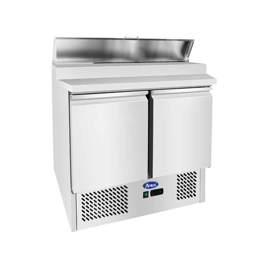 ESL3832GR - Saladette réfrigérée positive 2 portes -2+8°C - Capacité  300 litres GN 16- 900x700x925mm