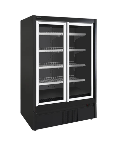 EXTRA1250FD Vitrine réfrigérée pour supermarché à froid négatif 2 portes