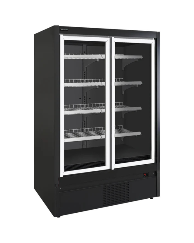 EXTRA1250FD Vitrine réfrigérée pour supermarché à froid négatif 2 portes