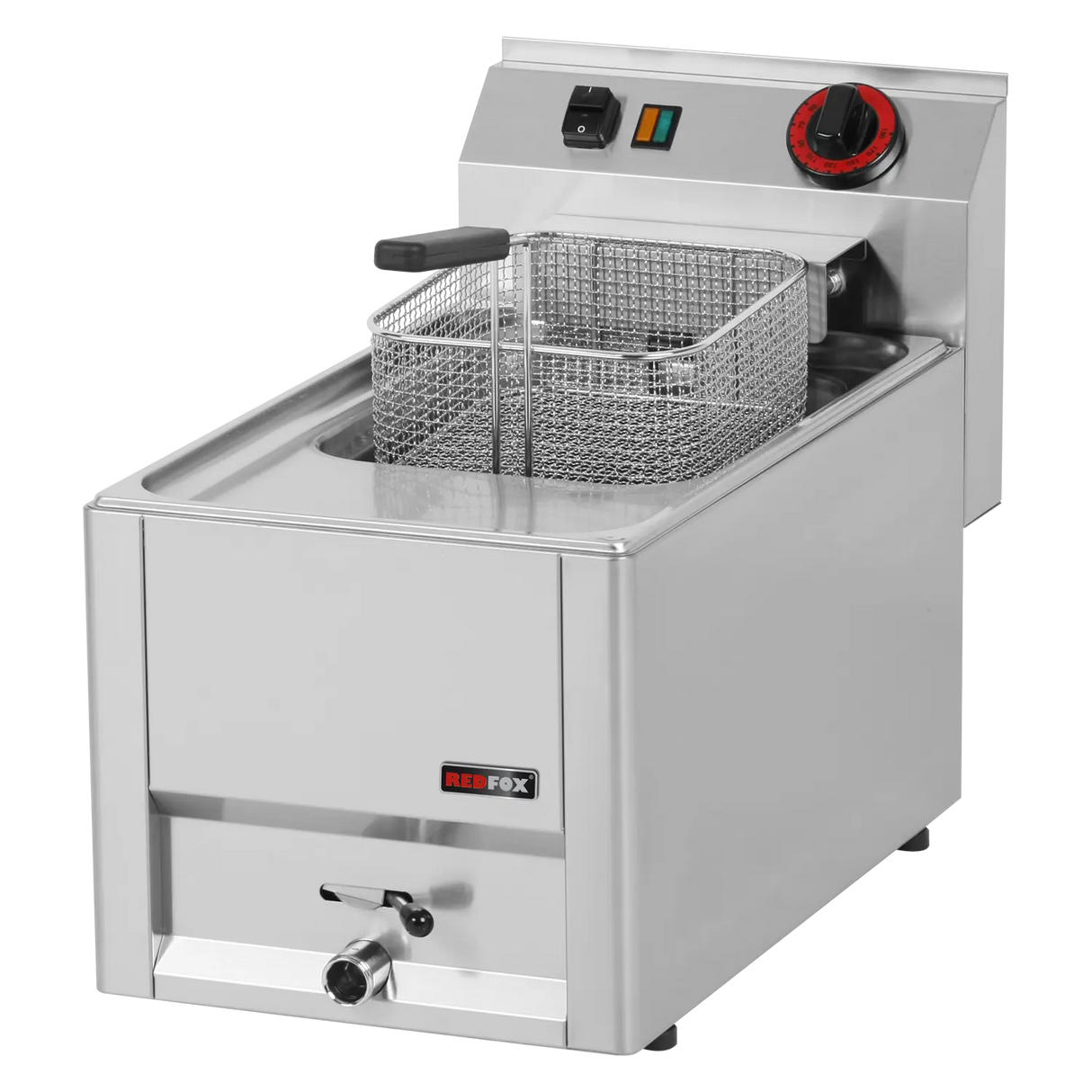 FE-30-ELT-00000950 - Friteuse électrique à poser - 8 litres - 330x600x290mm - 6 kW Tri 400V