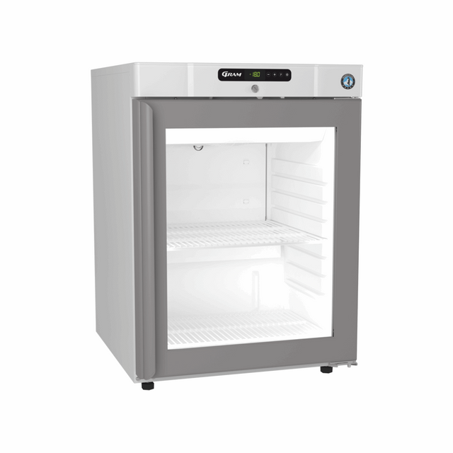 FG 220 L - Armoire réfrigérée négative 1 porte vitrée blanc -5-19°C - Capacité  123 litres - 595x645x833mm