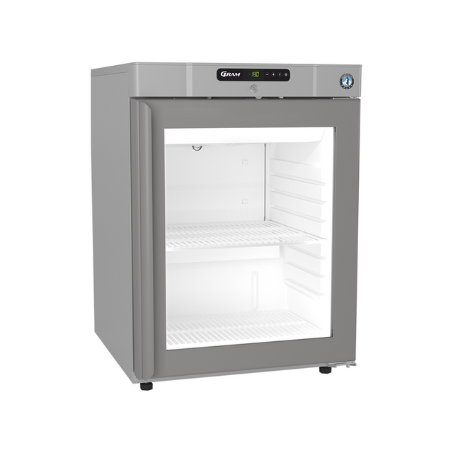 FG 220 R - Armoire réfrigérée négative 1 porte vitrée inox -5-19°C - Capacité  123 litres - 595x645x833mm