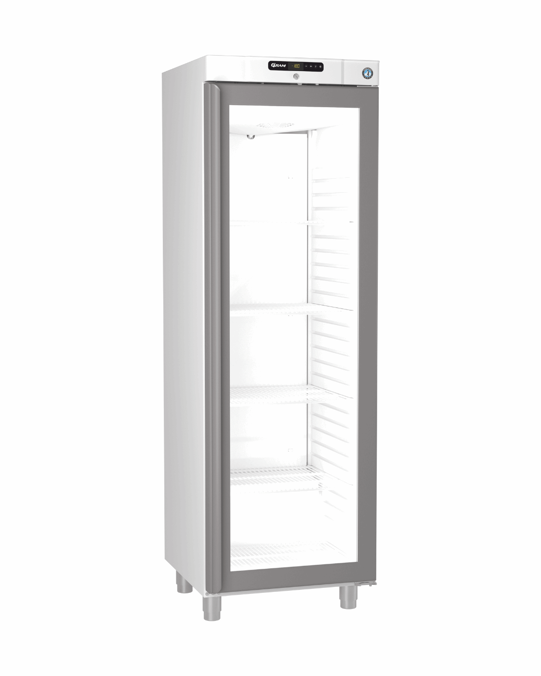 FG 420 L - Armoire réfrigérée négative 1 porte vitrée blanc -5-19°C - Capacité  343 litres - 595x667x1876mm