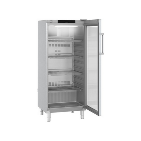 FRFCVG 5511 - Armoire réfrigérée de restauration positive ventilée en inox 1 porte vitrée - 517 litres