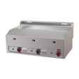 FTHC-90-GL-00021152 - Plancha chromée lisse gaz à poser - 990x600x290mm - 9 kW Tri 400V