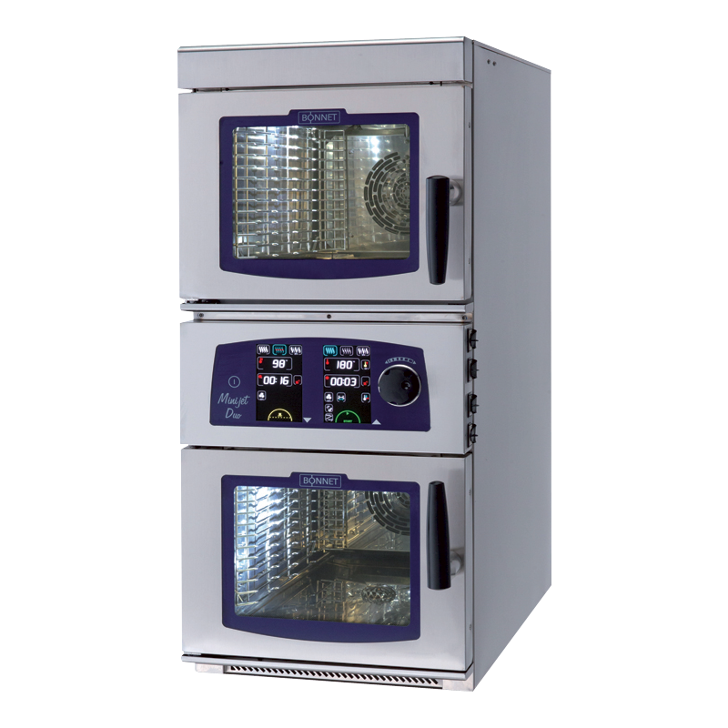 Four mixte MINIJET BONNET 6+6 niveaux GN 1/1 - 12,5 kW - 525x912x1803mm