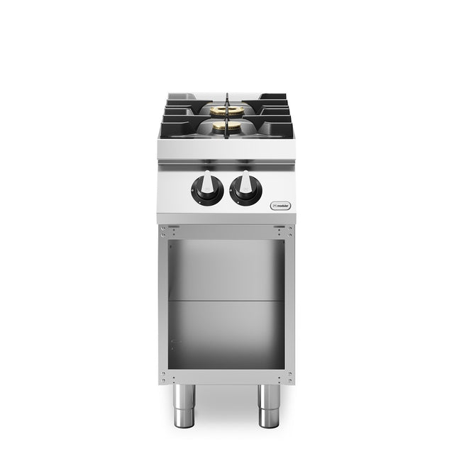 Fourneau 2 feux sur meuble ouvert – 9,5 kW Gaz – 400x730x870mm