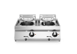 Friteuse double électrique à poser - Capacité : 10+10 litres - 18 kW 400V Tri - 800x730x280mm