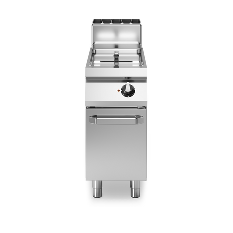 Friteuse à gaz cuve libre sur meuble fermé - Capacité : 13 litres - 12 kW Gaz - 400x730x870mm