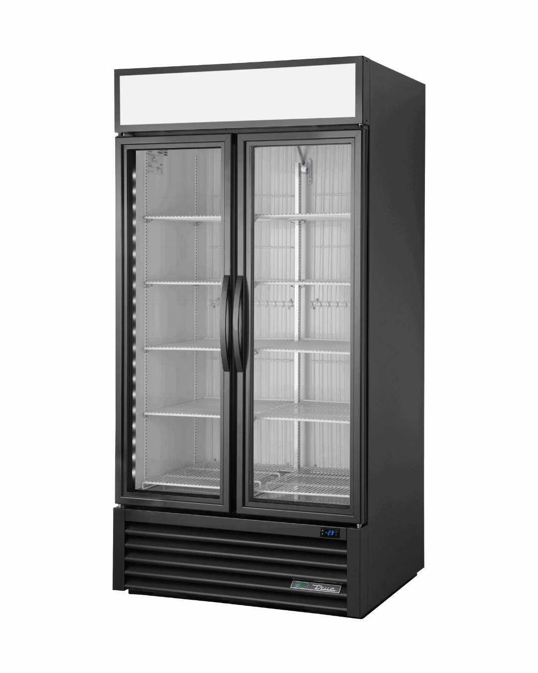 GDM-35F-HC-TSL01 - Armoire réfrigérée négative congélateur 2 portes vitrées battantes - Série GDM TRUE - 991 litres - 1004x759x1998mm