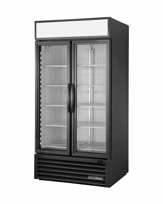 GDM-35F-HC-TSL01 - Armoire réfrigérée négative congélateur 2 portes vitrées battantes - Série GDM TRUE - 991 litres - 1004x759x1998mm