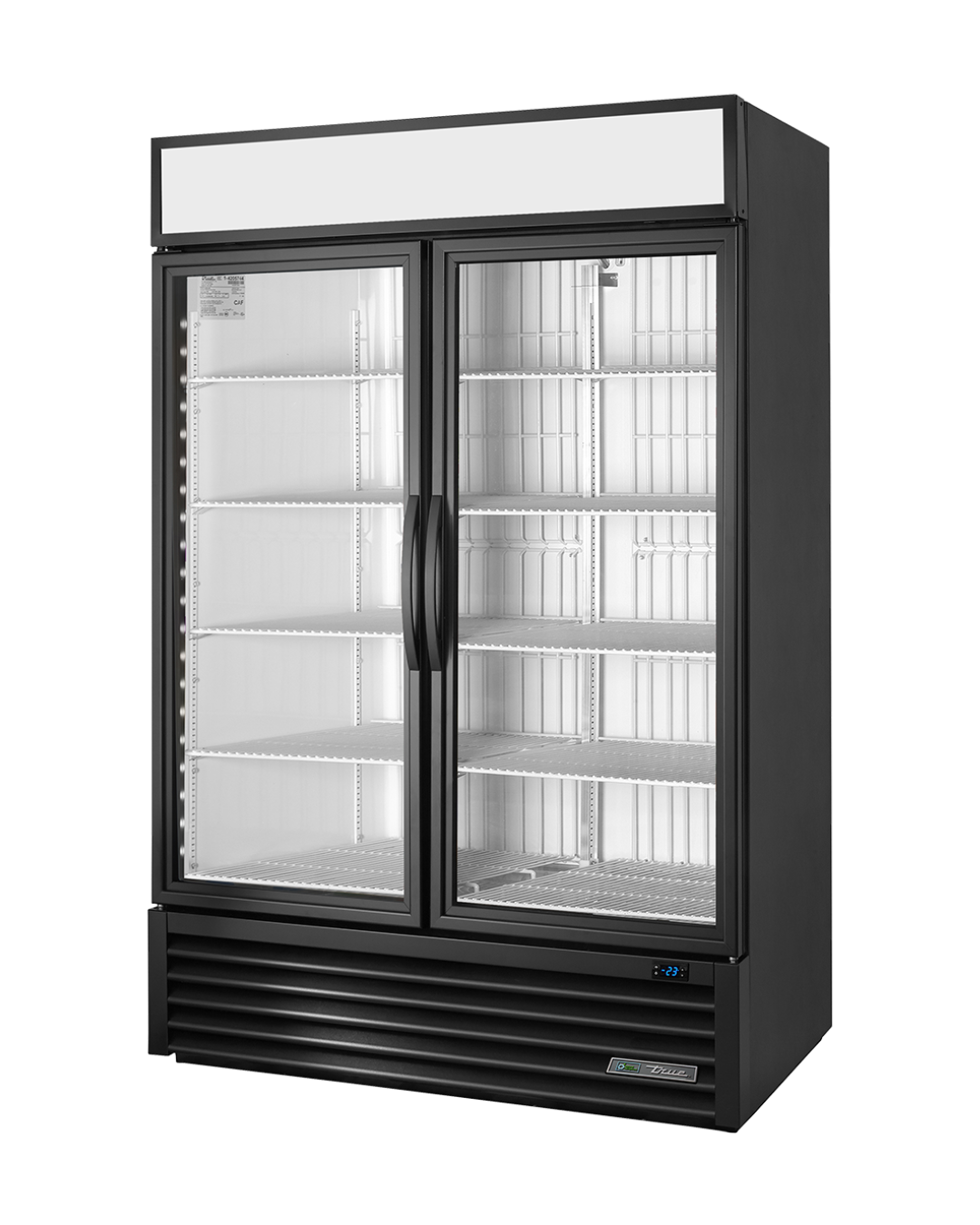 GDM-49F-HC-TSL01 - Armoire réfrigérée négative congélateur 2 portes vitrées battantes - Série GDM TRUE - 1388 litres - 1375x759x1998mm