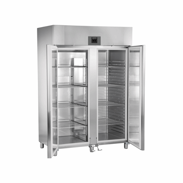 GKPV 1490 - Armoire réfrigérée positive ventilée en inox 2 portes PREMIUM - gastronormes 2_1