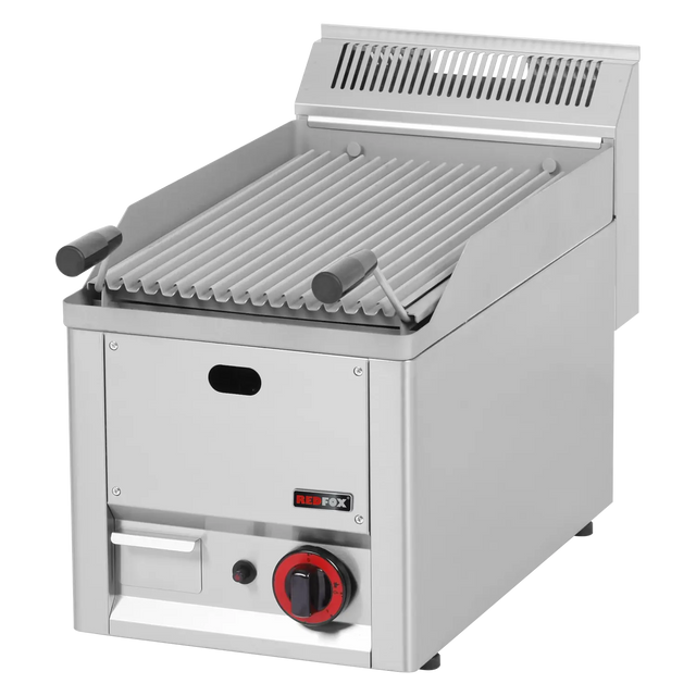GL-30-GLS-00006246 - Grill charcoal à pierre de lave gaz - 330x600x290mm - 6,5 kW Gaz
