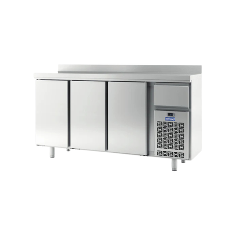 IF603P Arrière bar réfrigérée en inox 3 portes - 535L