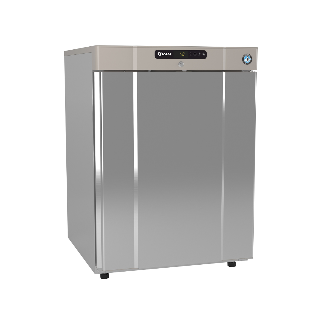 K 220 R - Armoire réfrigérée positive 1 porte inox +1+12°C - Capacité  123 litres - 595x645x833mm