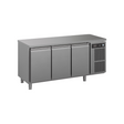 K 3 A DL DL DR L E - Table réfrigérée positive 3 portes -2+8°C - Capacité  500 litres - 1753x700x880mm