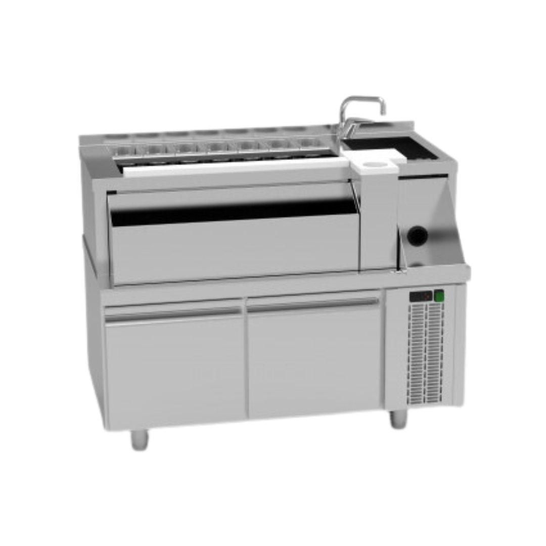        MCR-120D-Meublecokctail2tiroirsrefrigereeavecevieradroite-1200x745x900mm