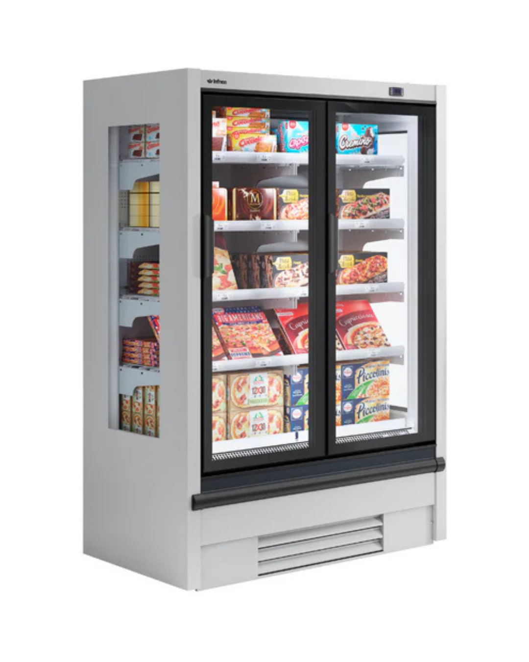 MN2PBTPCL1 Vitrine murale réfrigérée négative - 5 niveaux