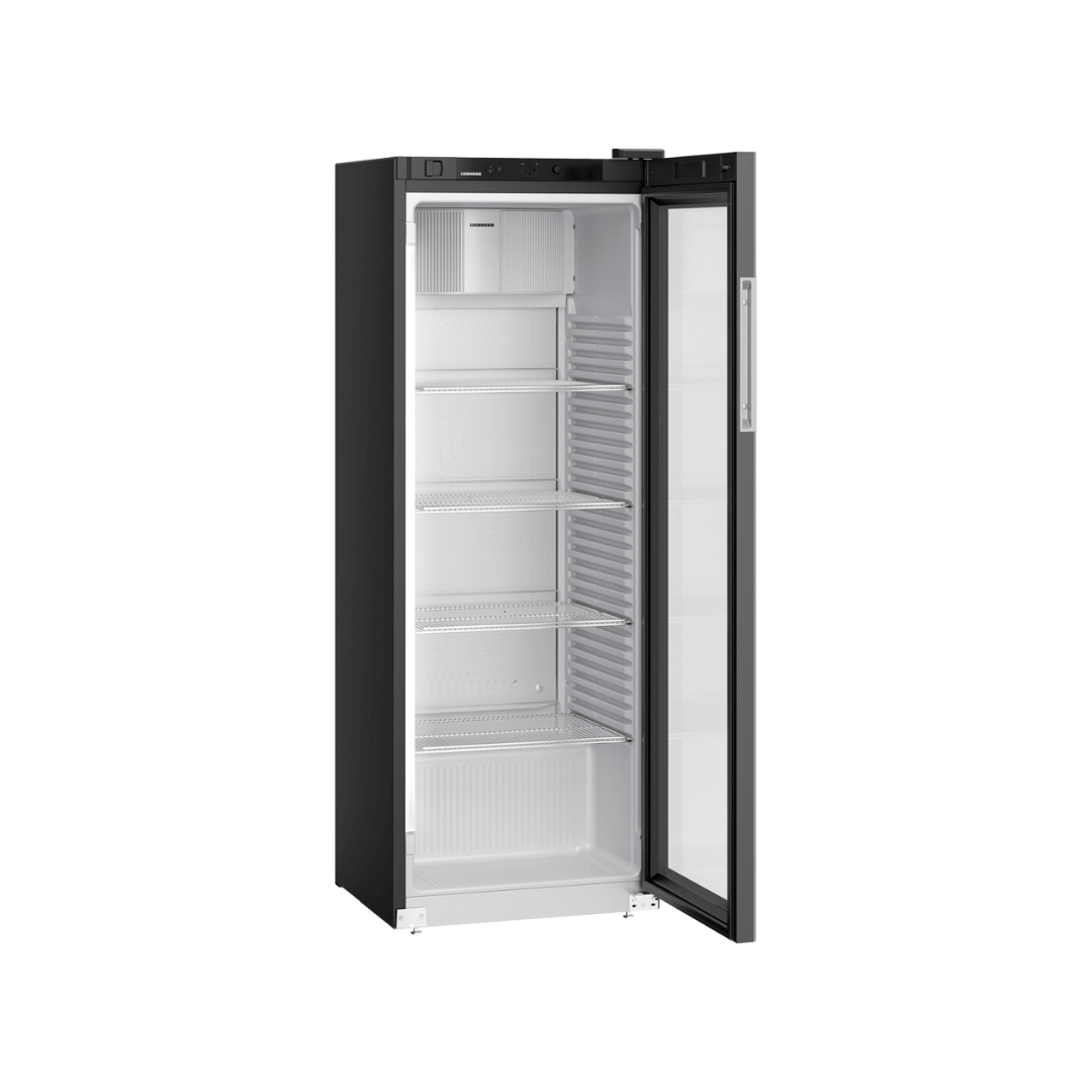 MRFVD 3511 B - Armoire réfrigérée à boisson postive ventilée en epoxy noir 1 porte vitrée - 347 litres