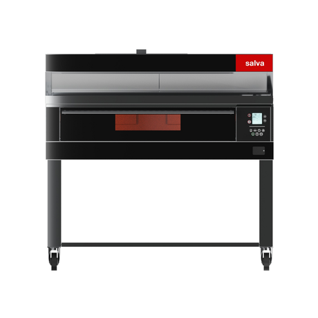 NXE-20PIZZA_EXT Four à pizza 12 pizzas + support à roulettes + extracteur