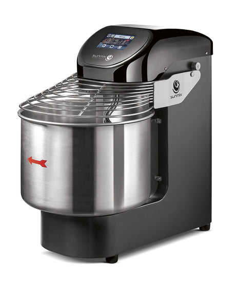 Pétrin à spirale EVO LINE - Capacité : 18 litres - vitesse variable Mono 0,55 kW