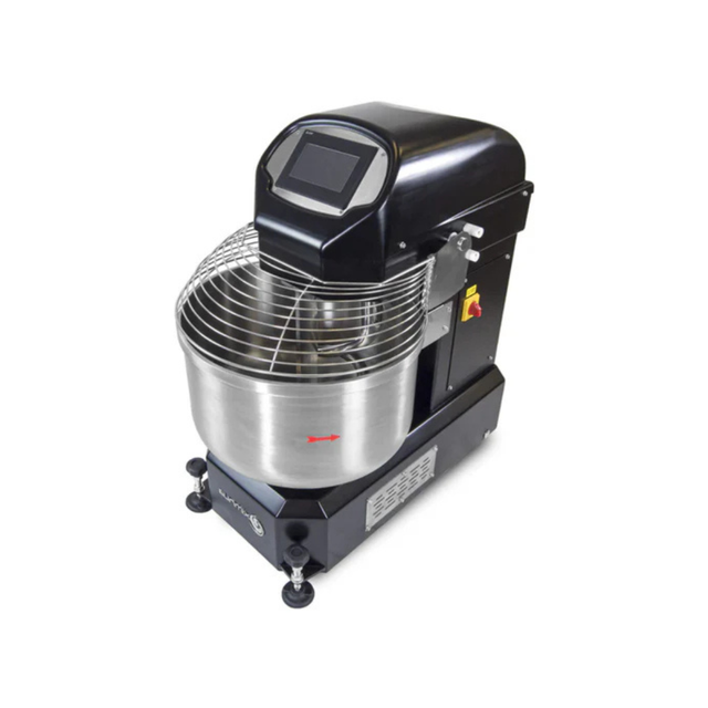 QUEEN30-1 Pétrin à spirale - 2 Moteurs - 2 vitesses + cuve motorisée - Mono 230V