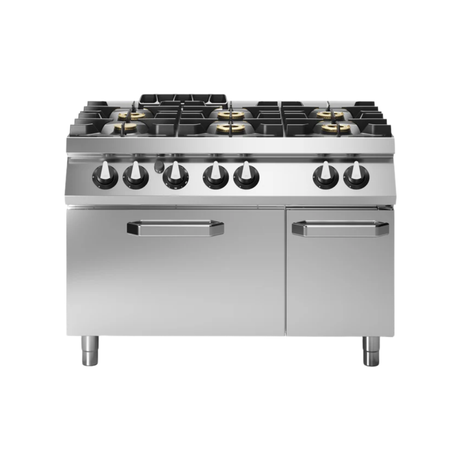 R70_120CFG Fourneau 6 feux sur four gaz