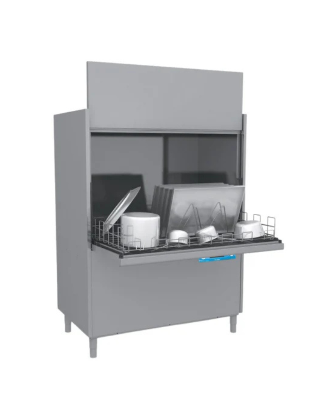 RIVER298V1-Lave batterie RIVER - Passage : 850mm - avec pompe de vidange