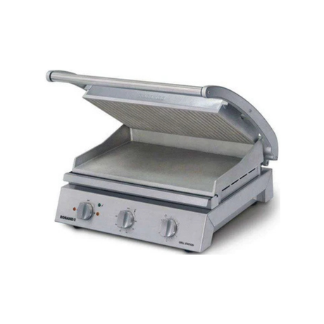 ROB-3085-000 Panini Grill station pour 8 sandwichs - Plaque supérieur striée