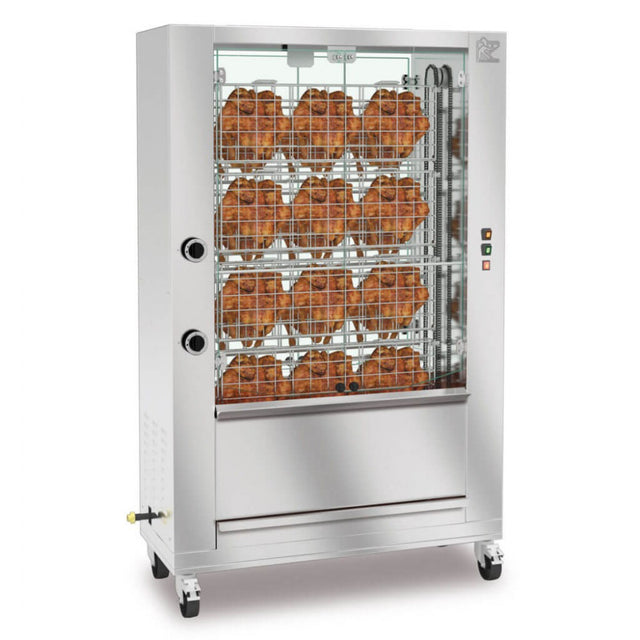 Rôtissoire BRASILIA G ROTISOL - Capacité : 27 poulets - 15 kW GAZ