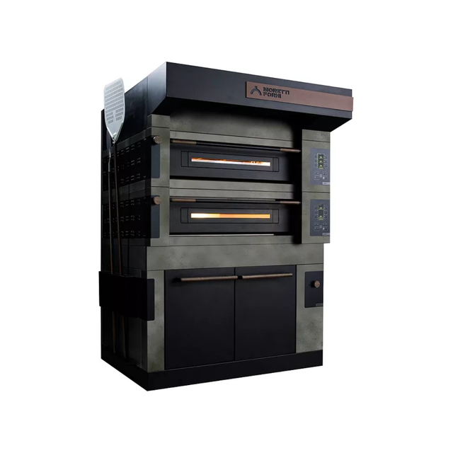 S120E2ICON-ETVR Four à pizza SERIE S ICON électrique avec étuve - 2x8 pizzas