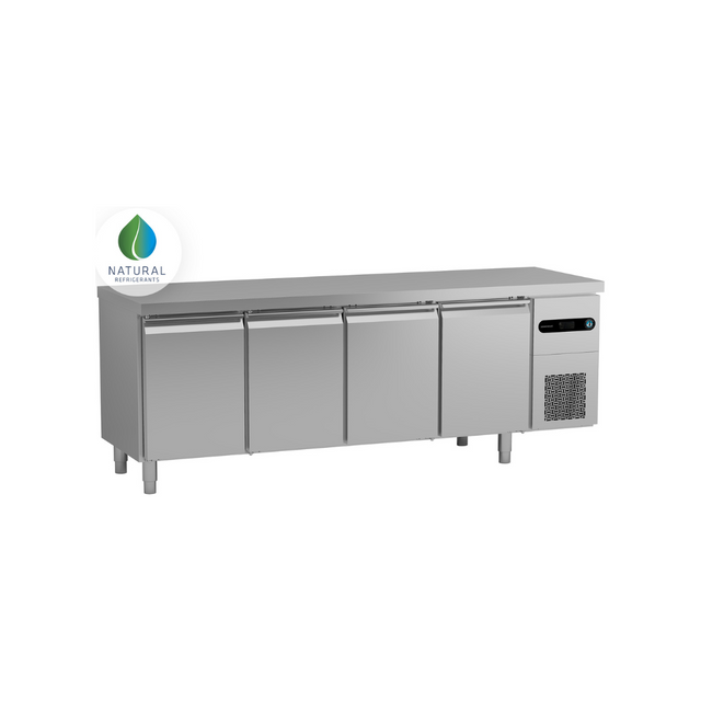 SCR-225DG - Table réfrigérée positive 4 portes -2+8°C - Capacité  625 litres - 2246x700x830mm