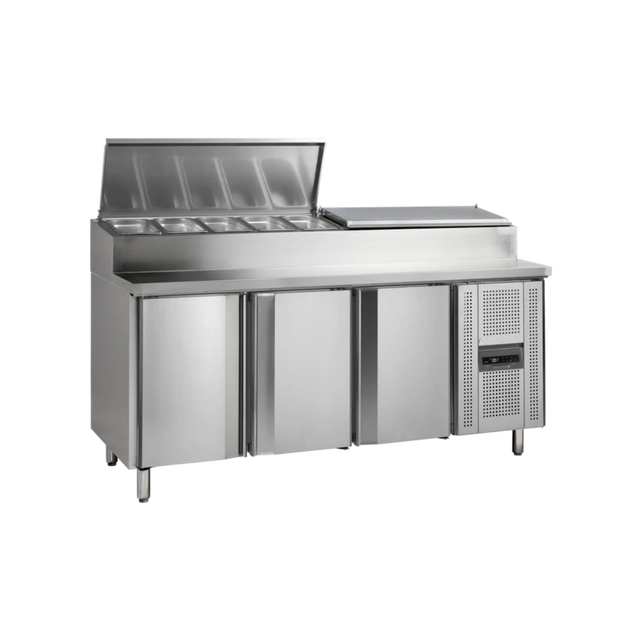 SS7300 -  Saladette réfrigérée portes - 1795x700x1080mm