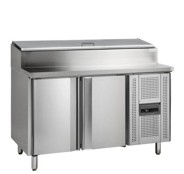 Saladette réfrigérée 2 portes - 1360x700x1080mm